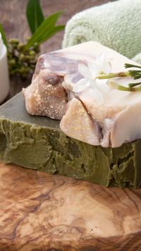 Green Olive and Seal Salt Soap