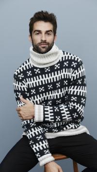 Deep Blue Knit Sweater