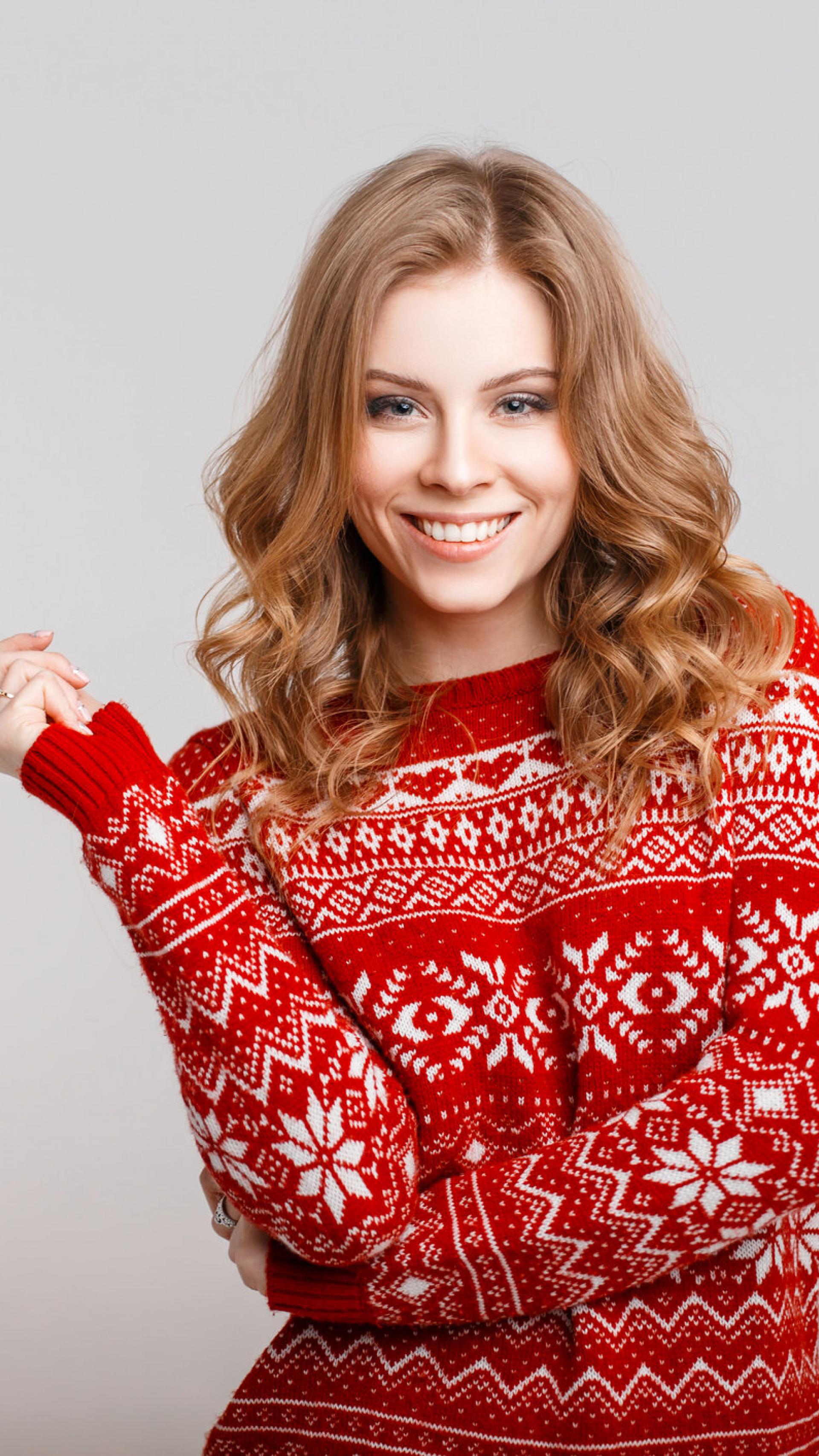 Deep Blue Knit Sweater