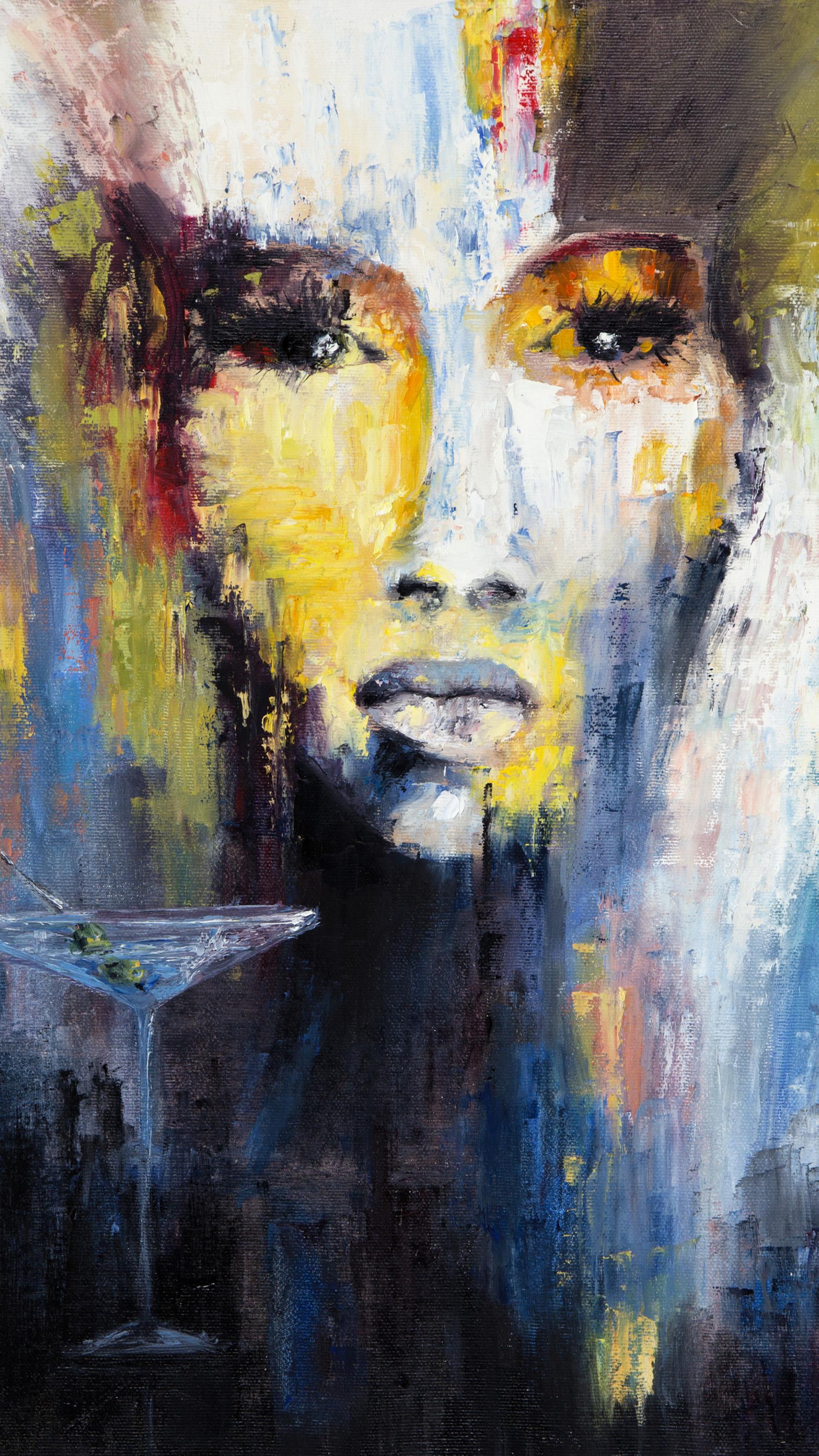 Abstract And Bright Women Painting 